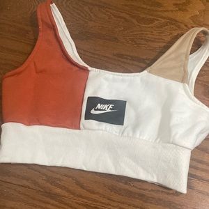 Nike sweater cropped shirt or bra